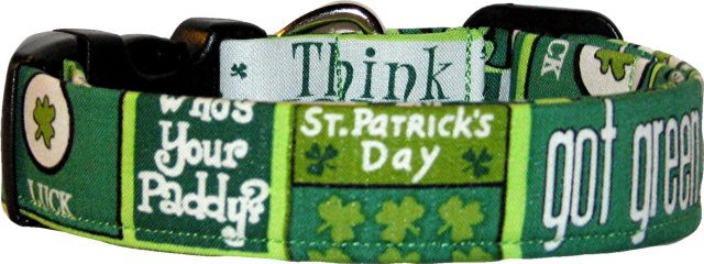 Got Green? St Patrick's Handmade Dog Collar